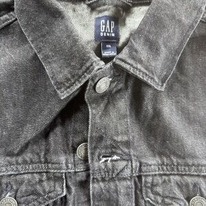 Youth Xxl (14-16) Black Jean Jacket New With Tag GAP youth Black Denim Jacket